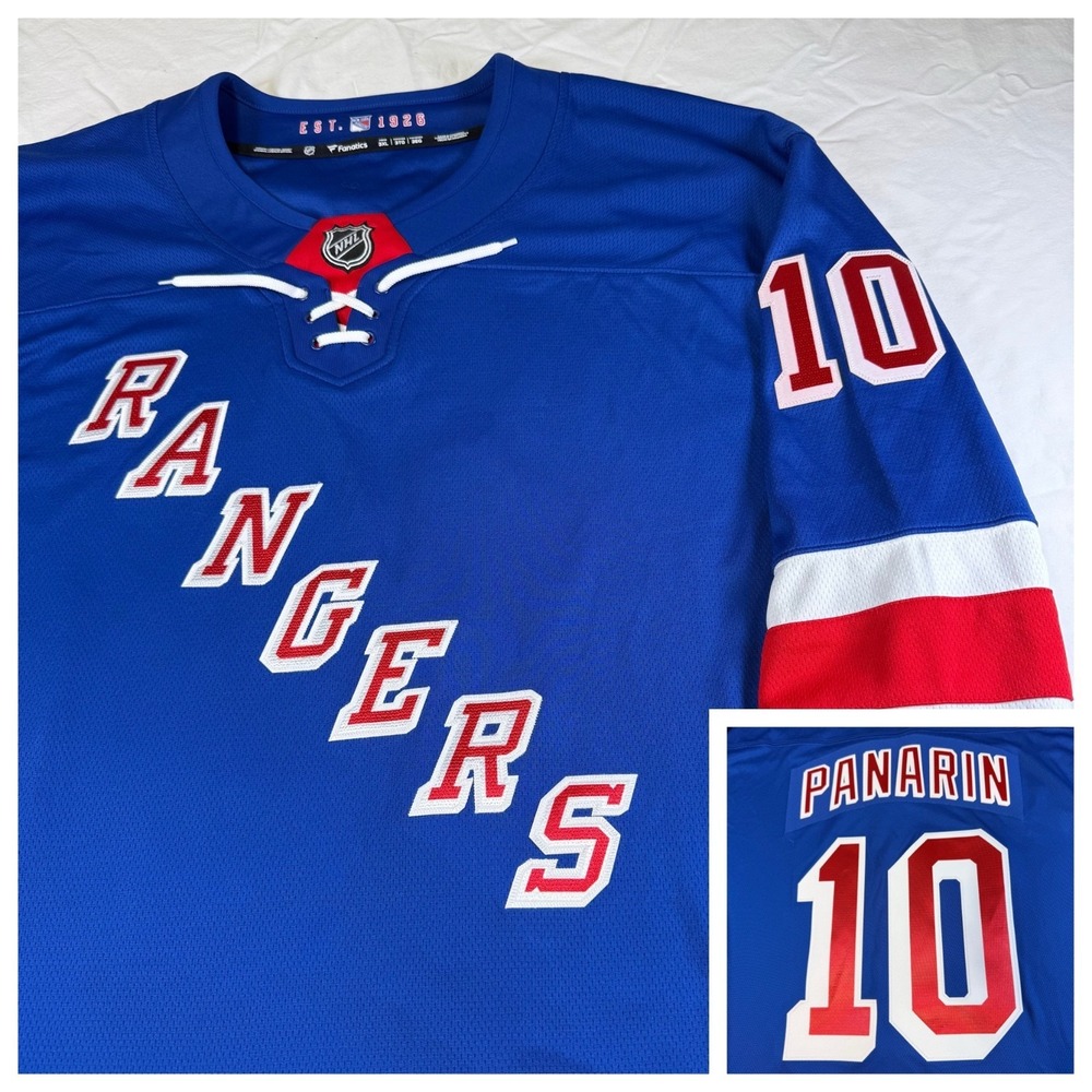 NWT Fanatics NHL New York Rangers Jersey Panarin #56 Men's Size 3XL